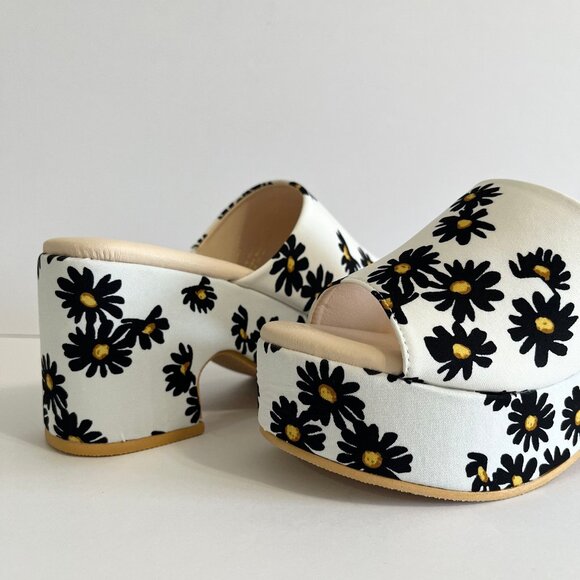 Floral Platform Women's Shoes - Picture 4 of 15